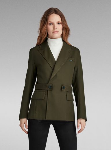 Slim Double Breasted Blazer